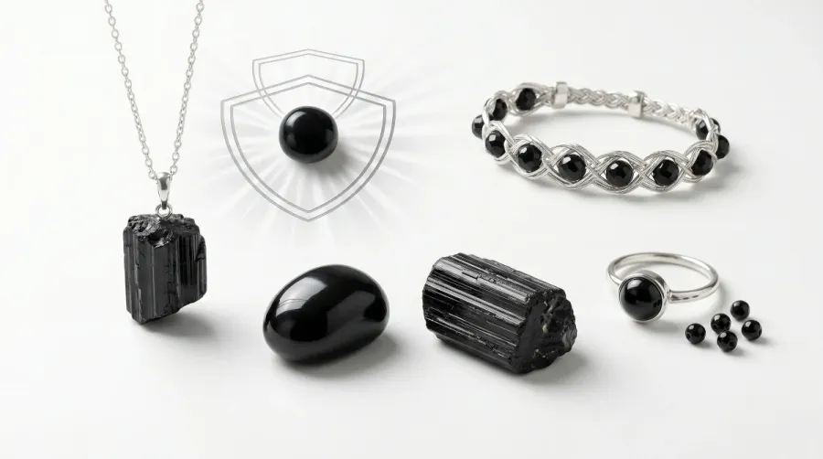 Turmalina negra en joyería: significado, propiedades y cómo llevarla