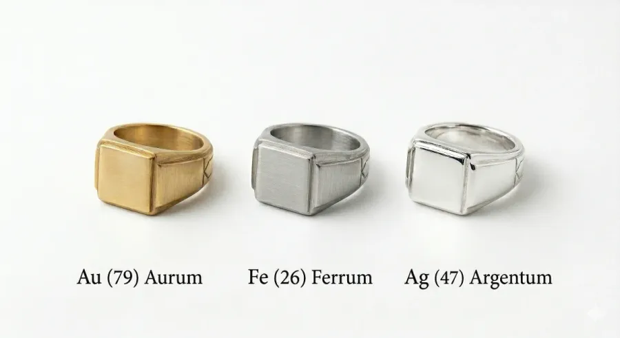 Laton vs acero inoxidable vs plata 925: comparacion honesta para joyas