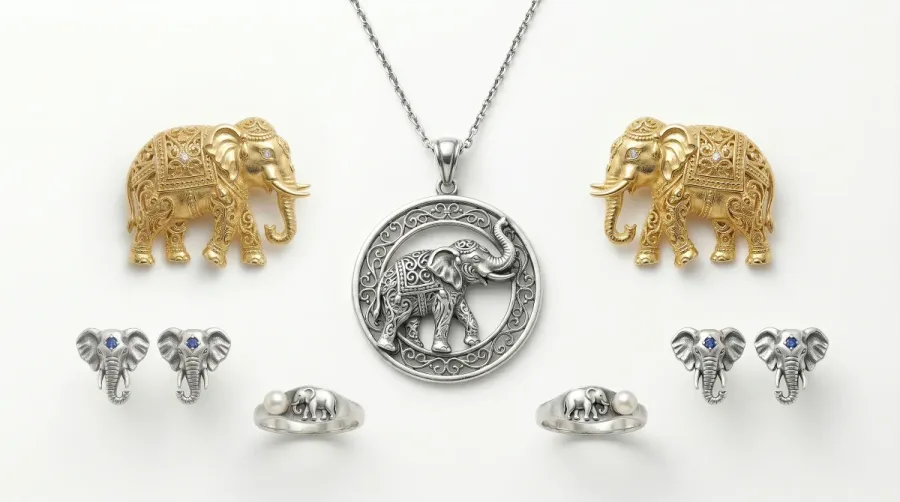 Joyas con elefante: simbolo de suerte, sabiduria y fuerza