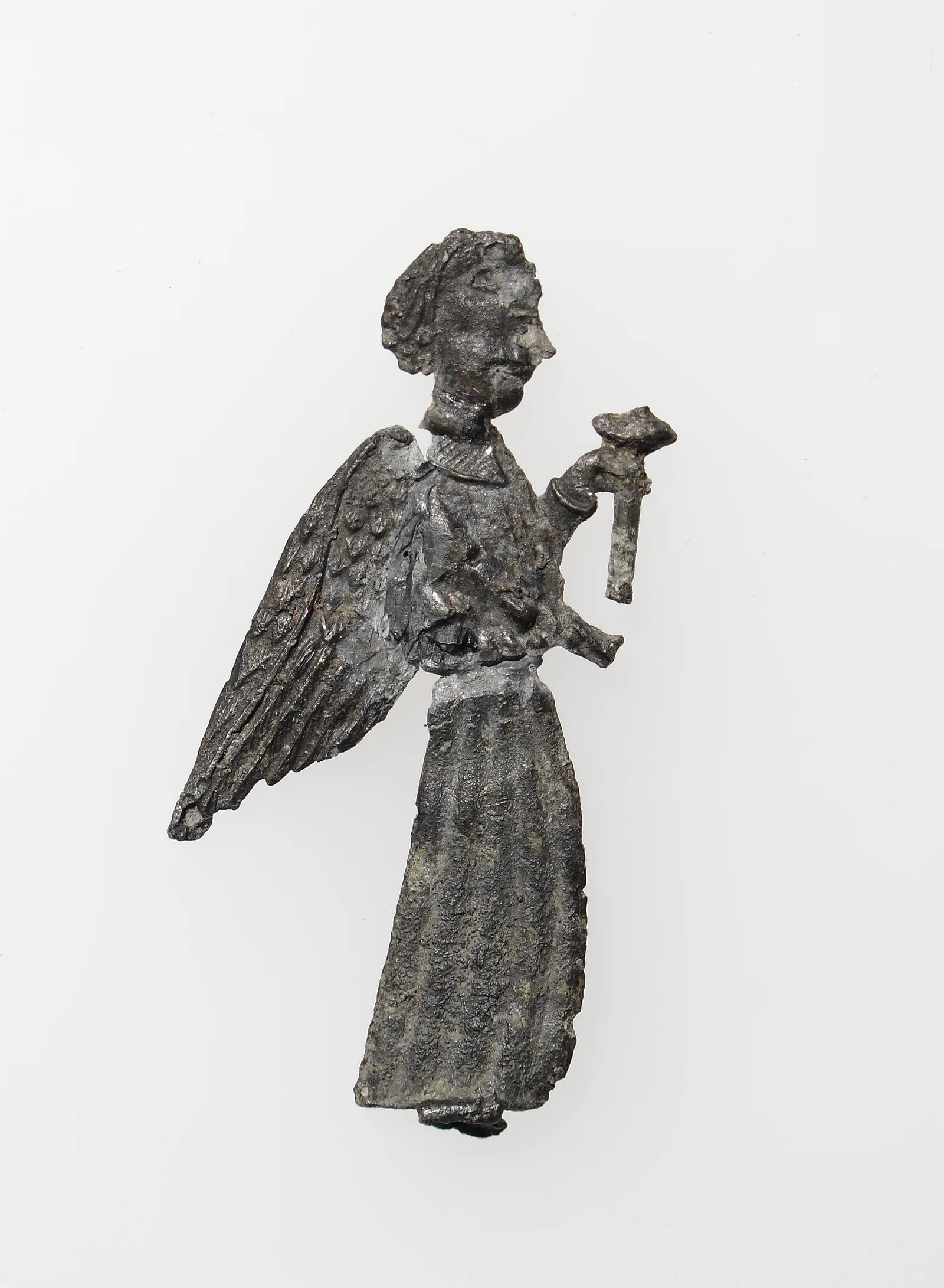 Insignia de peregrino en plomo, siglos XIV a XVI