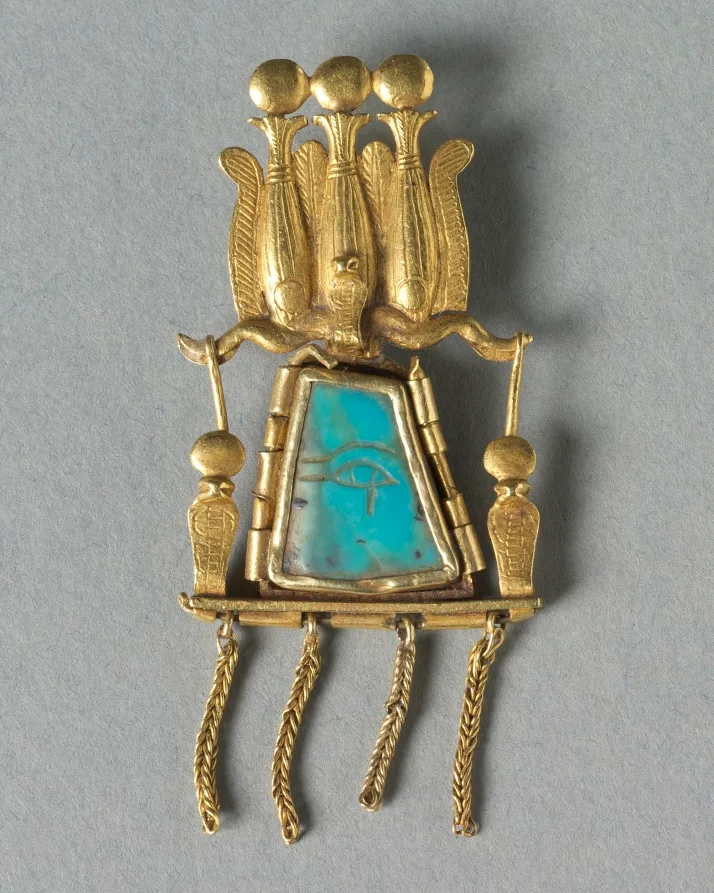 Colgante con turquesa