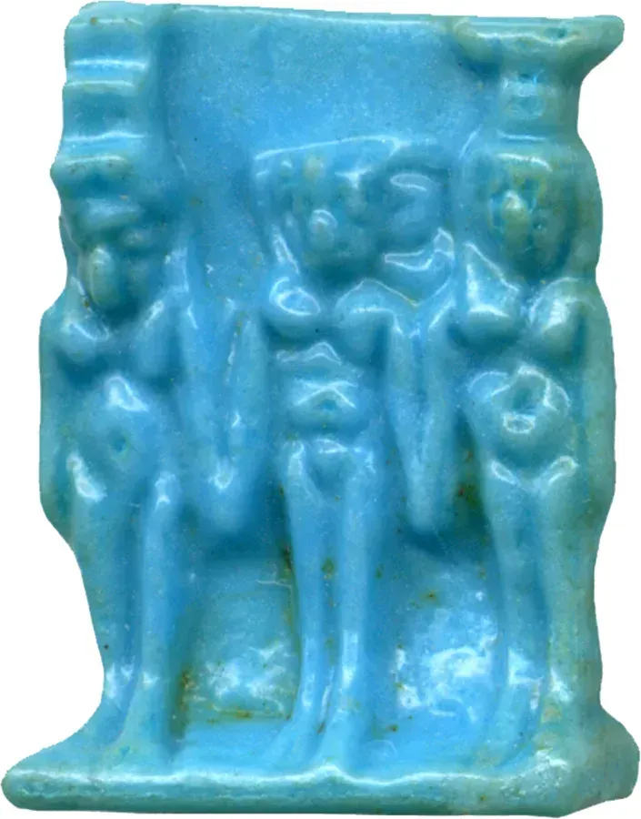 Egyptian - Triad of Isis, Horus and Nephthys - Walters 481677