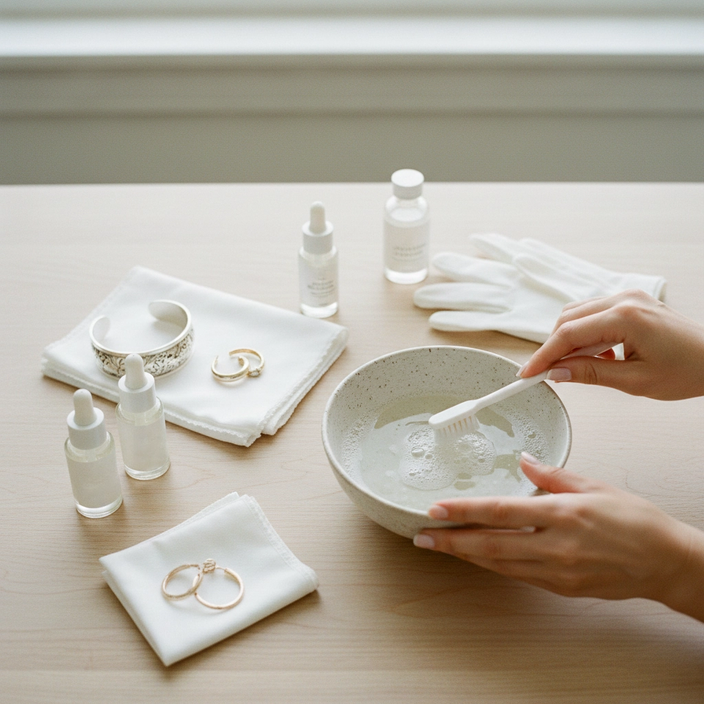Cómo limpiar joyas en casa: Guía para Oro, Plata и Chapados