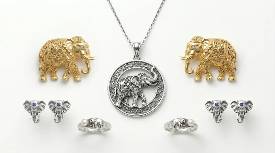 Joyas con elefante: simbolo de suerte, sabiduria y fuerza