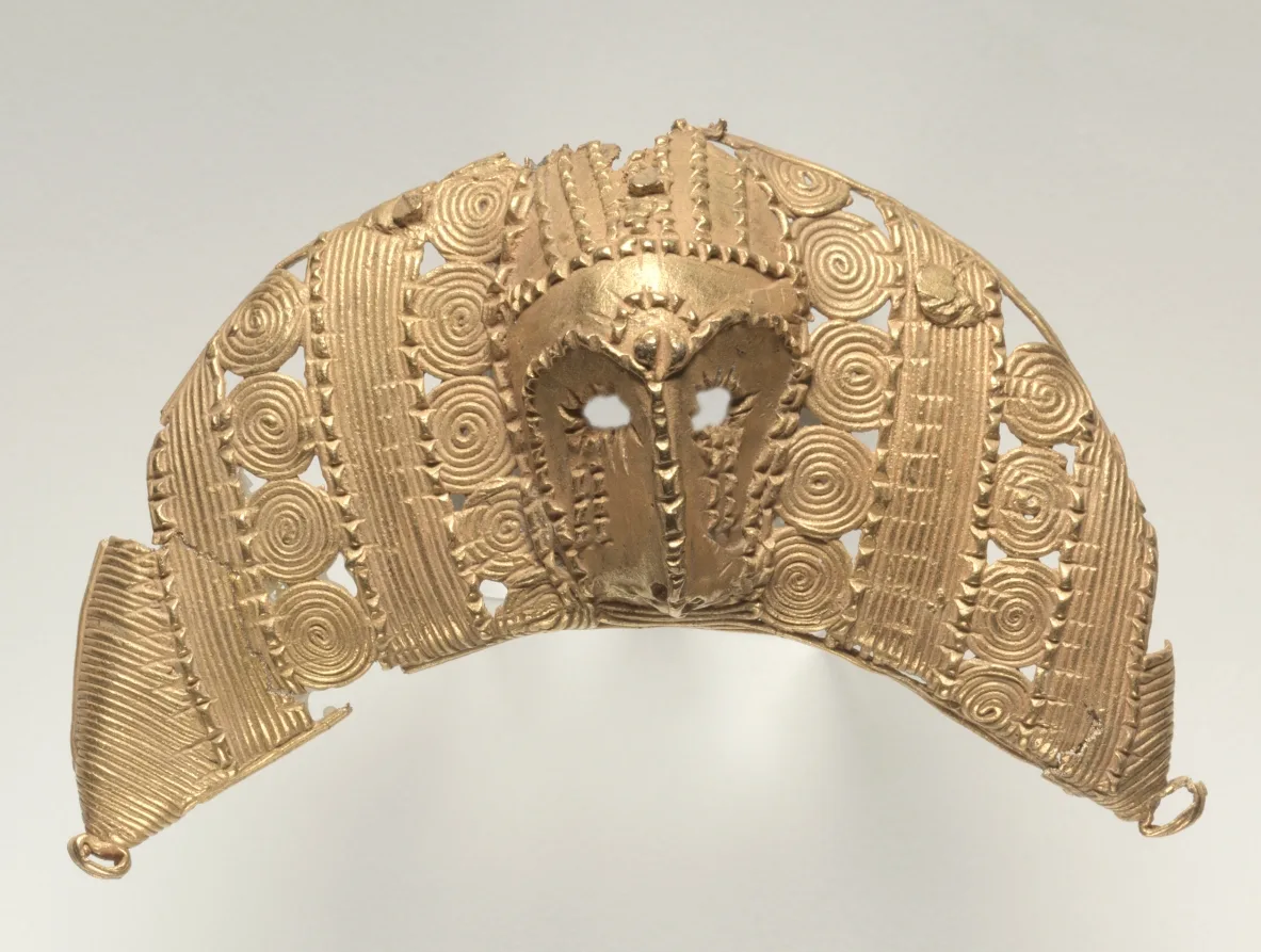 Colgante antiguo de forma curva