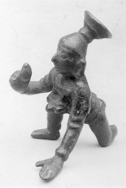 Figura de bronce del sur de la India de Krishna, siglos XVIII a XIX