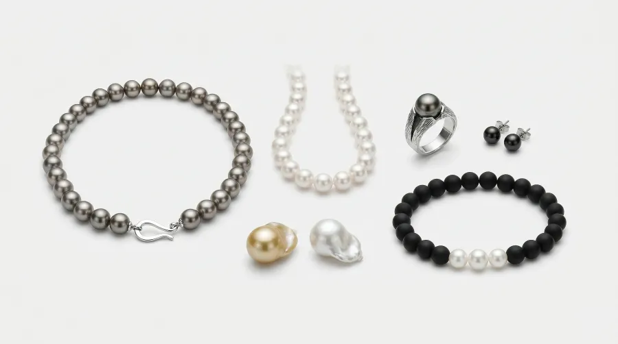 Perlas para hombres: guia completa de joyeria