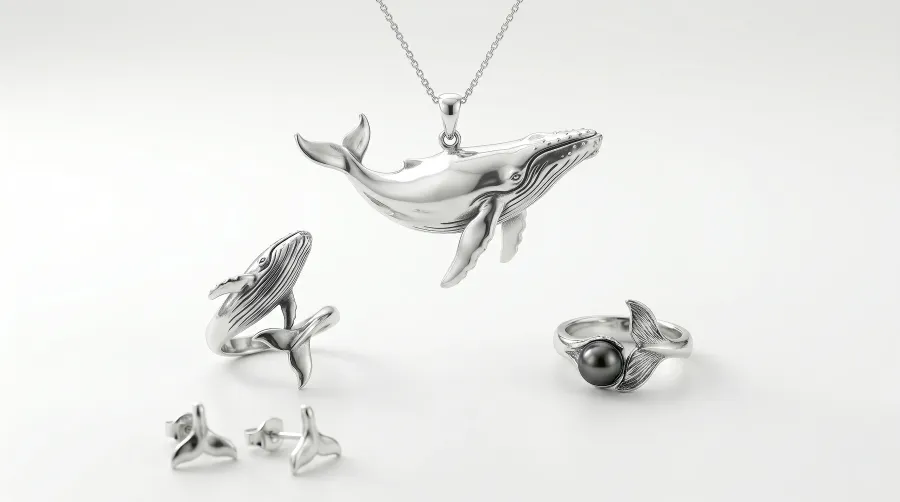 Joyas con ballena: simbolo de las profundidades, historia y significado