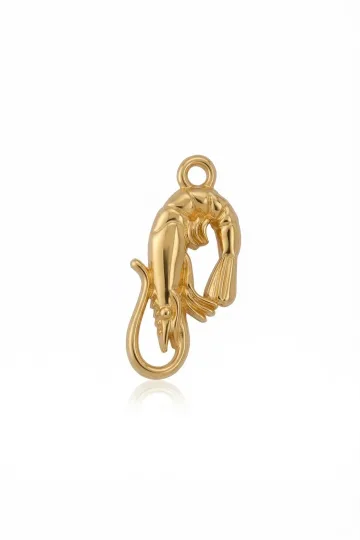 COLGANTE CAMARÓN DORADO 1