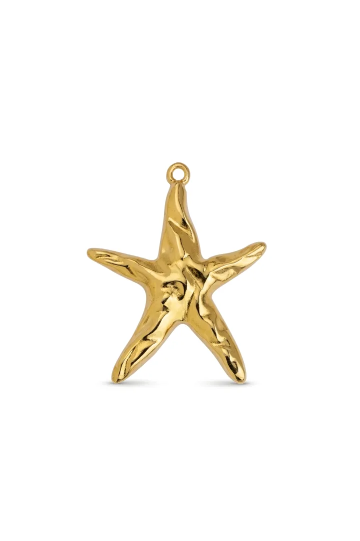 COLGANTE ESTRELLA DE MAR DORADO