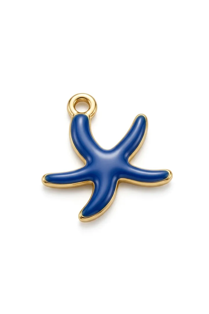 COLGANTE MINI ESTRELLA DE MAR AZUL