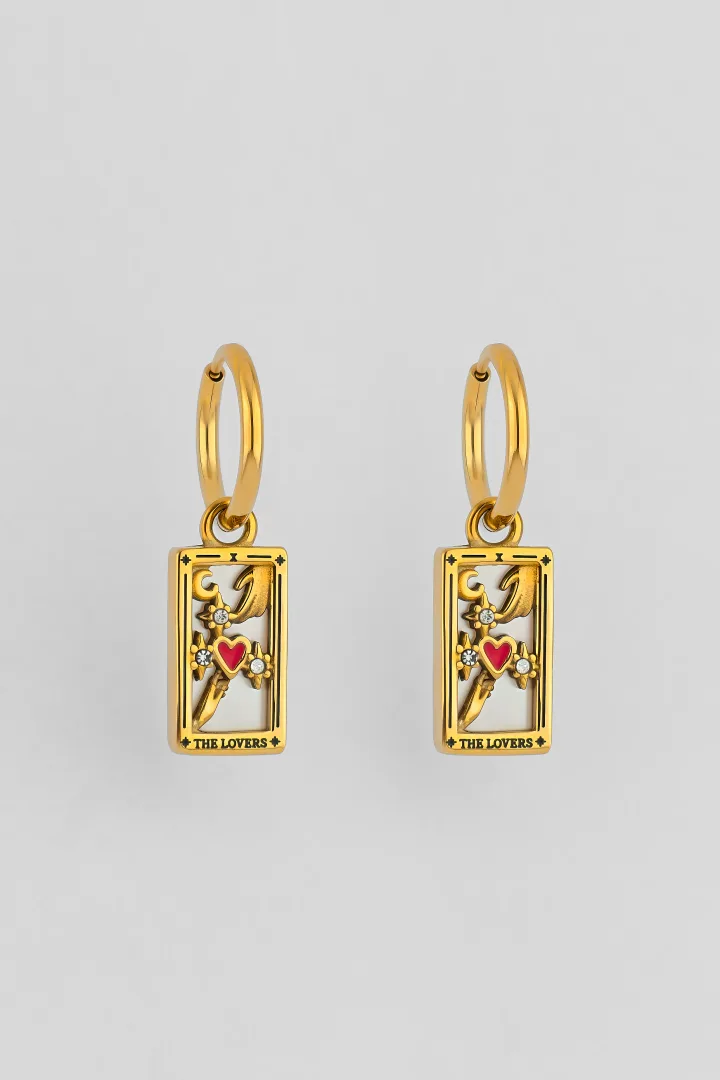 PENDIENTES ARCANO VI LOS ENAMORADOS PREMIUM