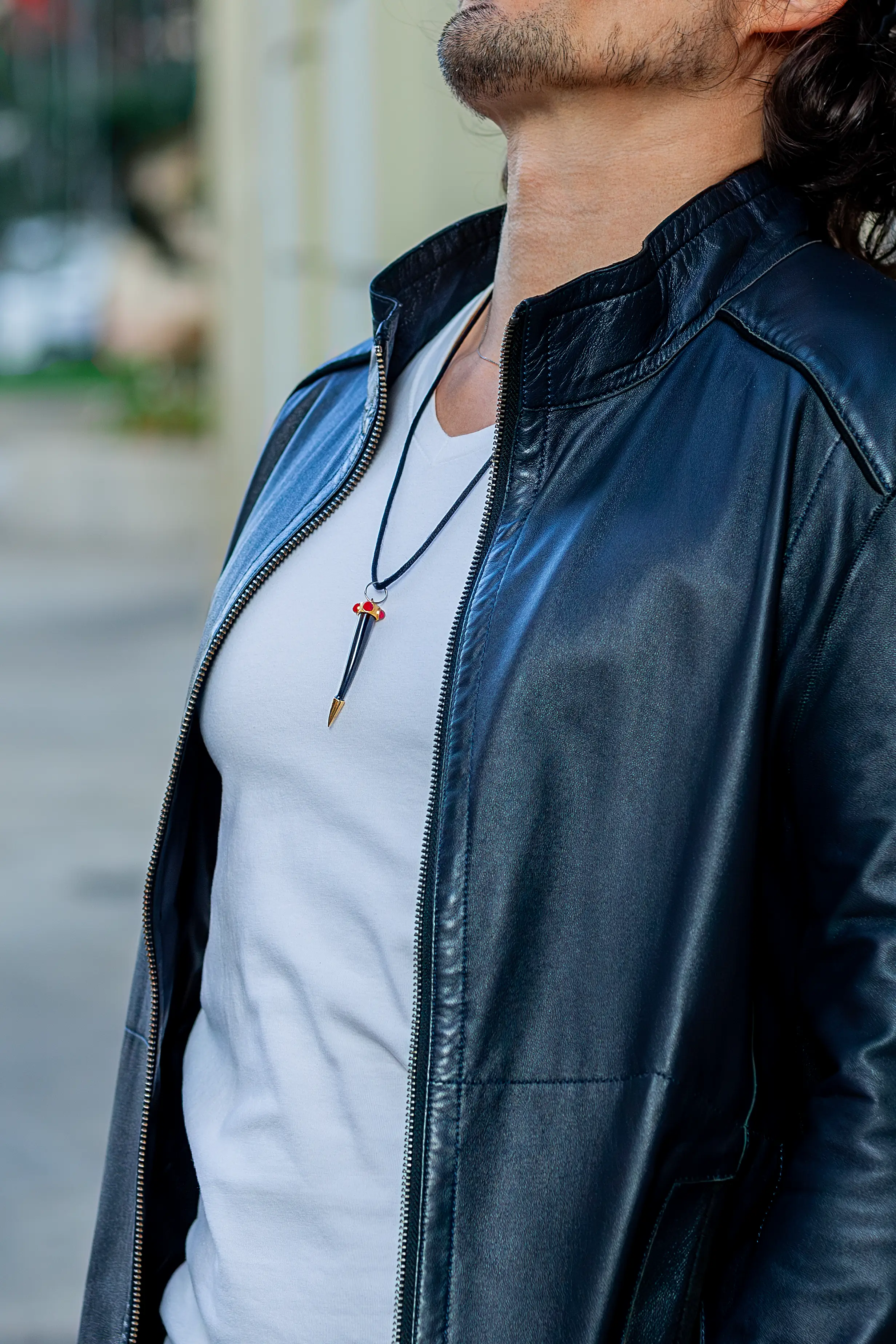 COLGANTE CUERNO ITALIANO NEGRO