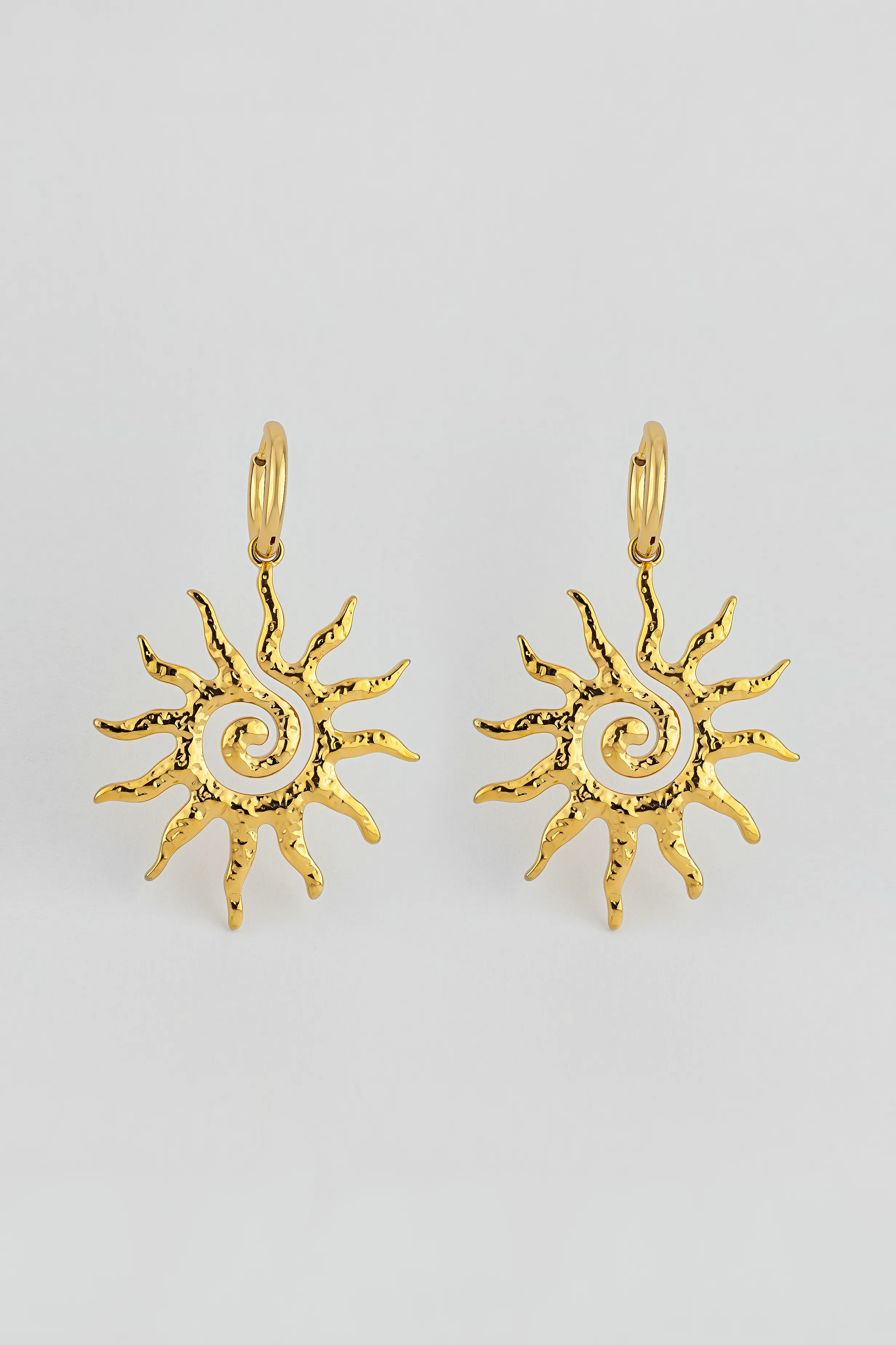 SOLAR SPIRAL EARRINGS