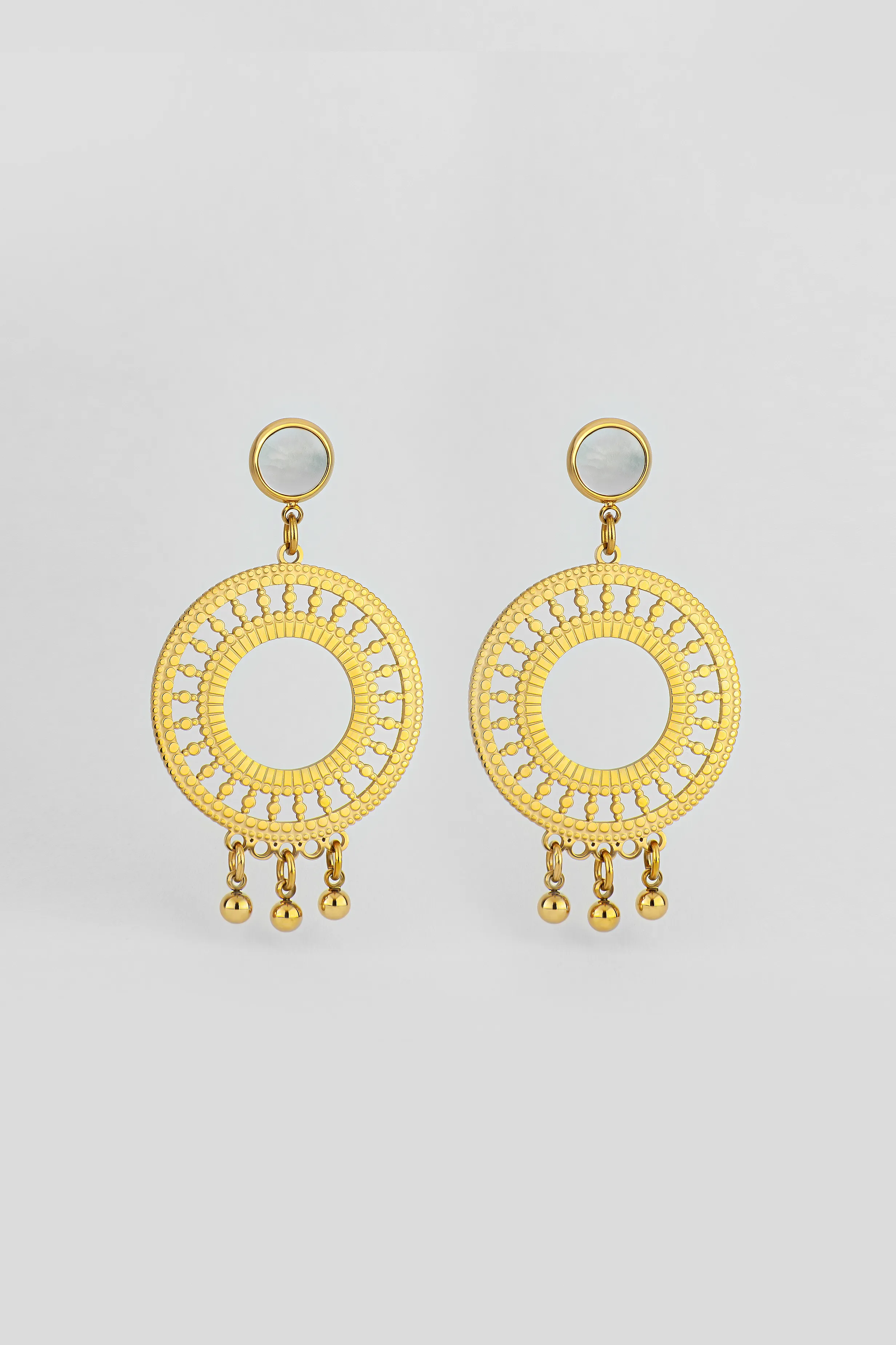 PENDIENTES CHANDELIER SOL