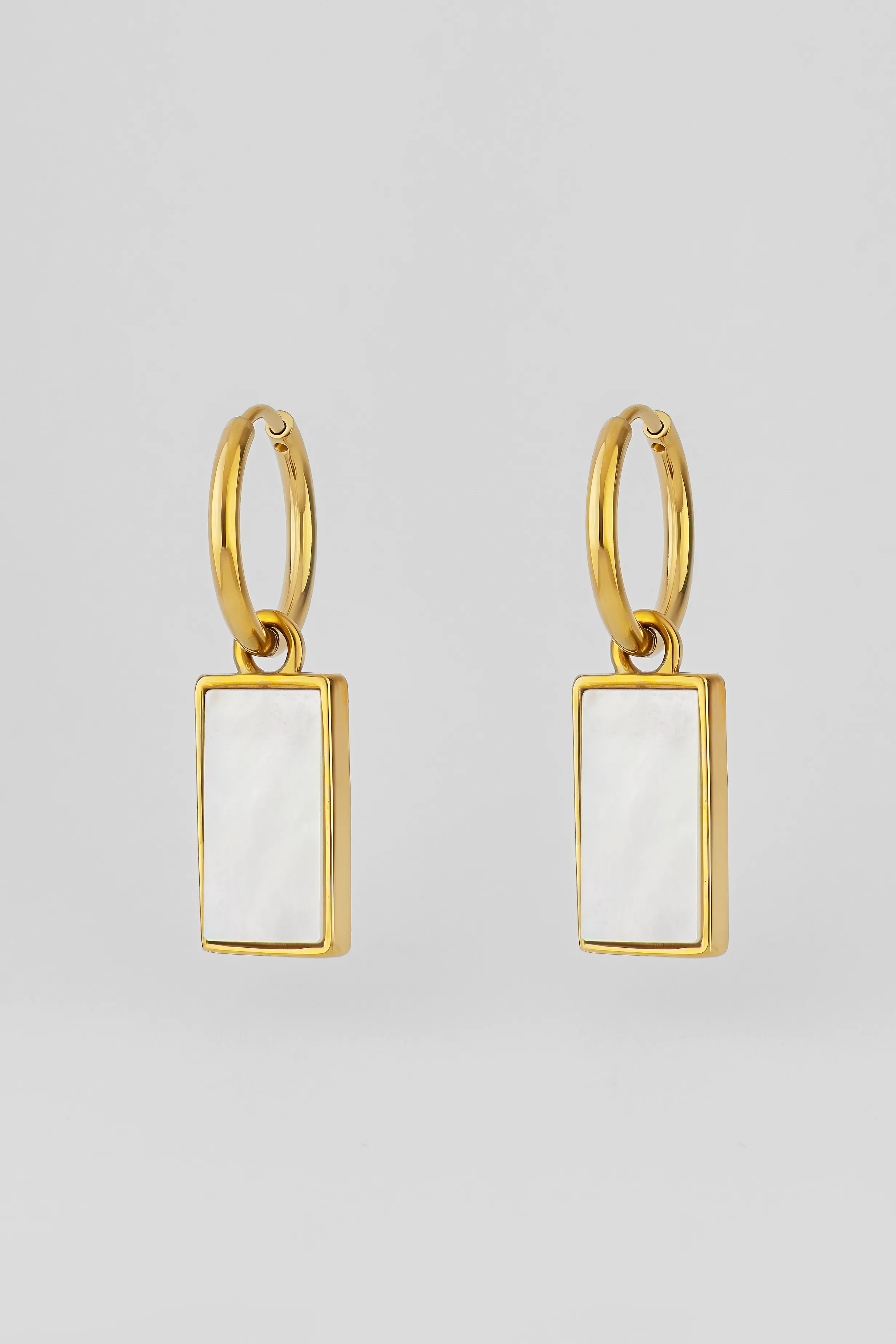 THE MOON TAROT CARD HOOP EARRINGS превью 3