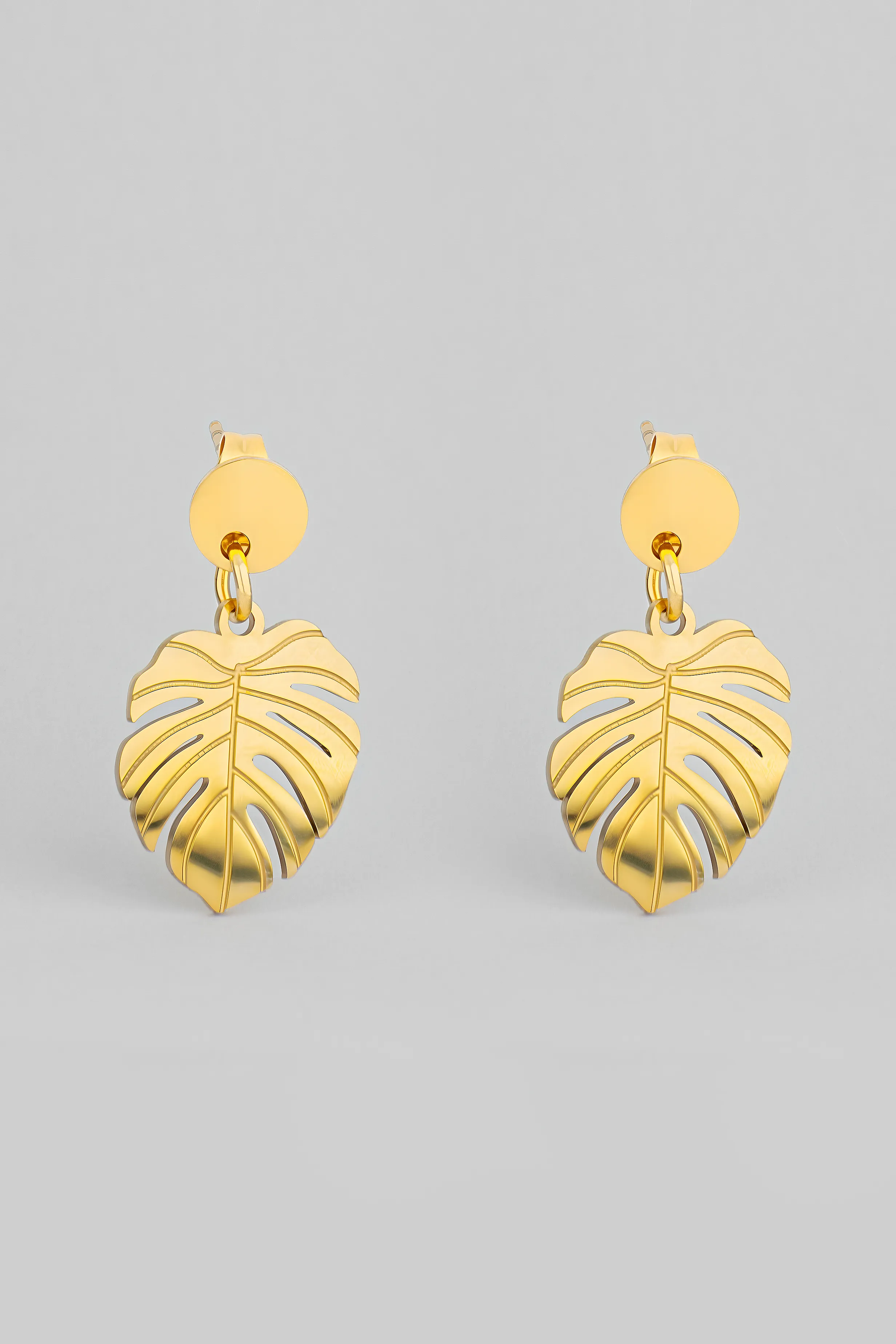 MONSTERA LEAF EARRINGS