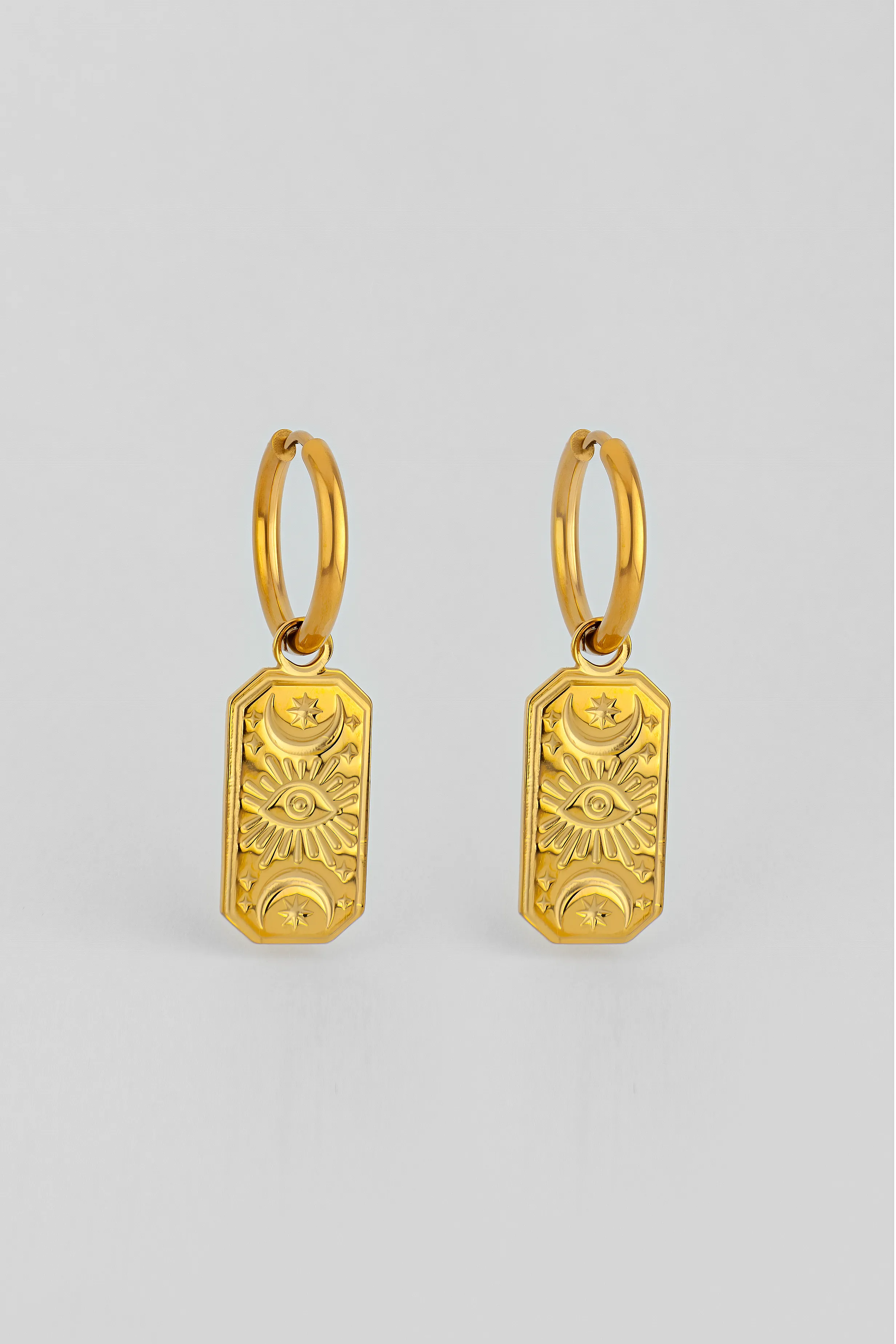 CELESTIAL SYMBOLS AND THIRD EYE EARRINGS превью 2