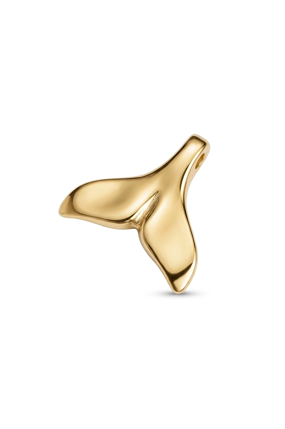 WHALE TAIL PENDANT GOLD