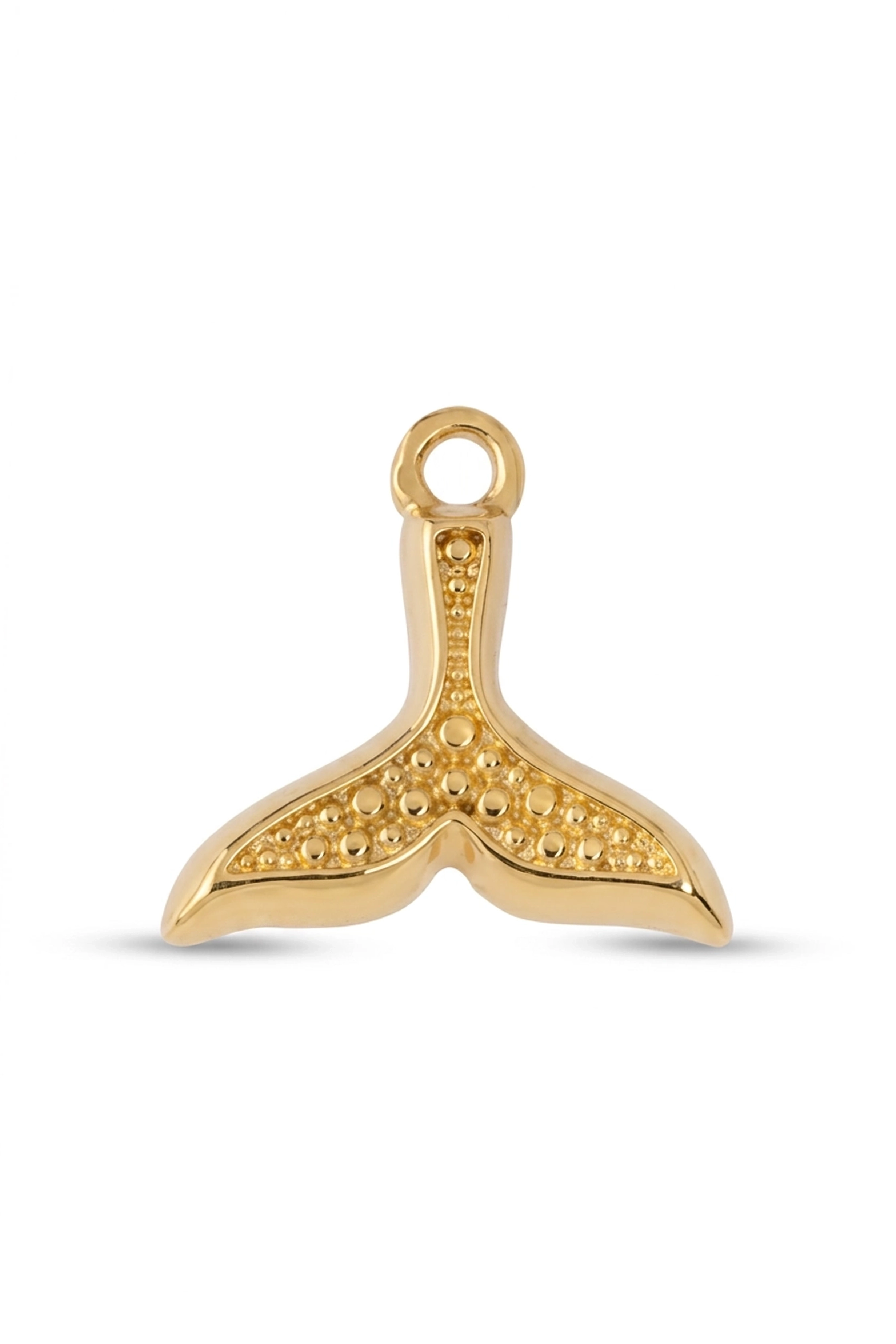 WHALE TAIL PENDANT GOLD