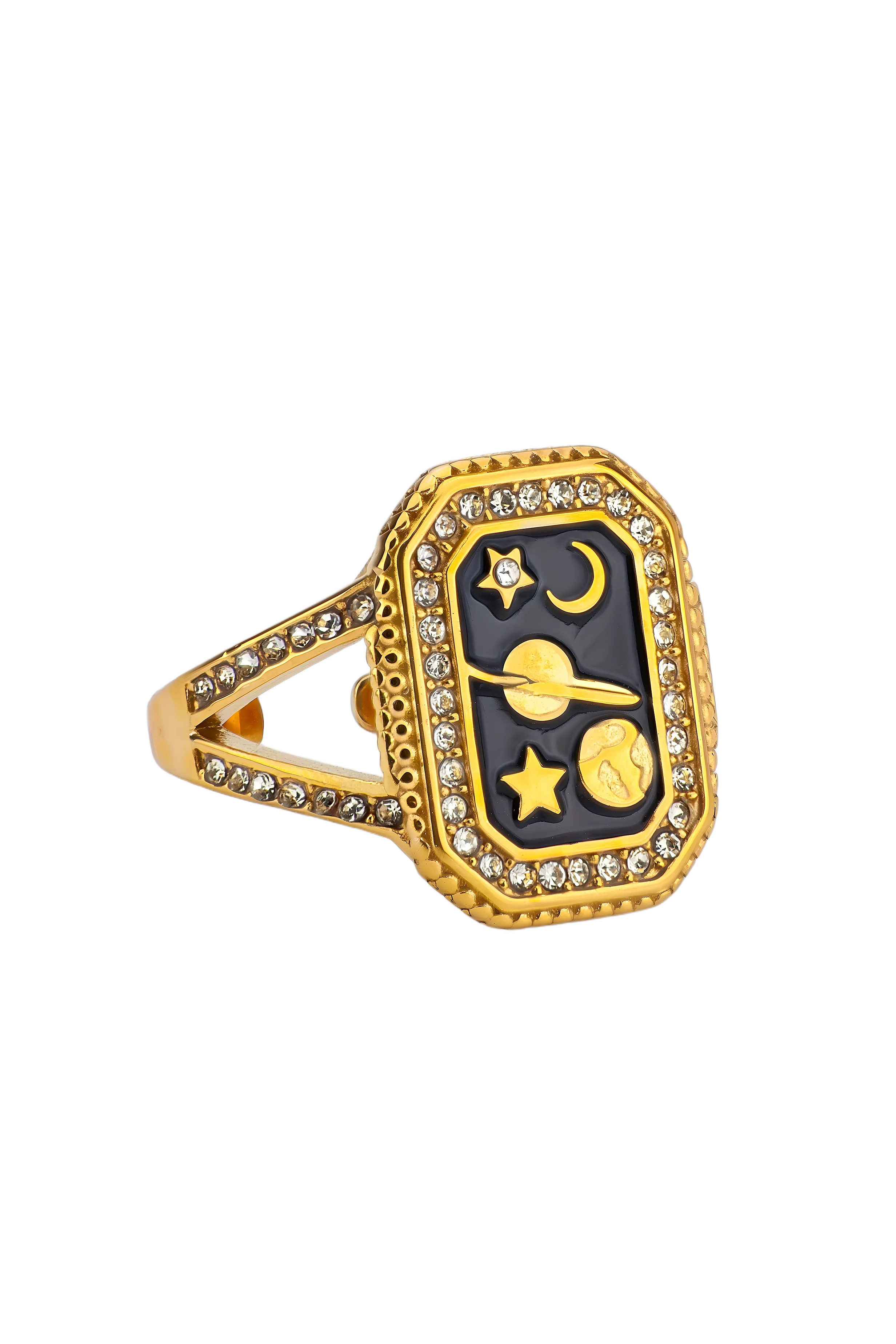ANILLO TAROT EL SOL Y LA LUNA