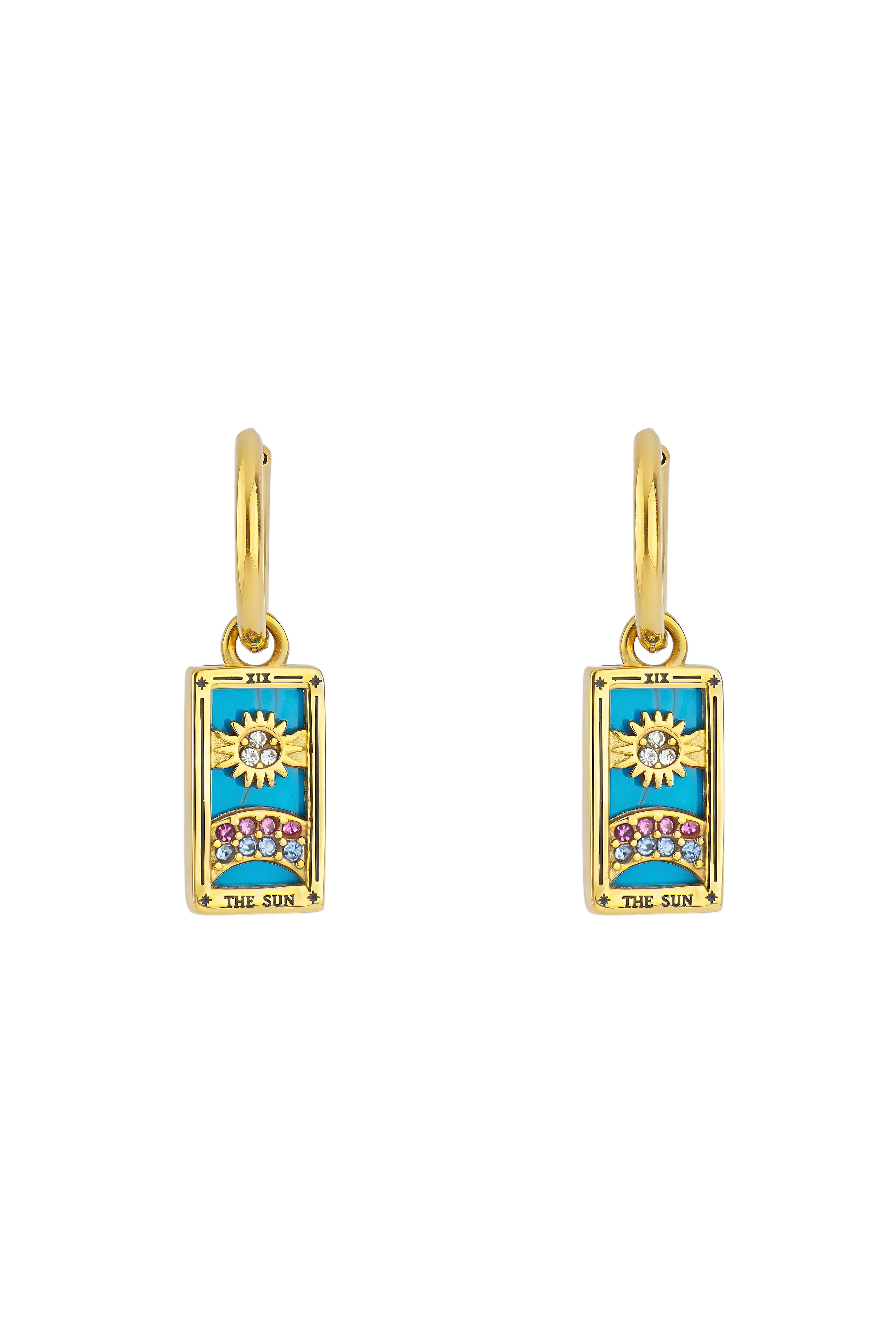 PENDIENTES AROS TAROT EL SOL